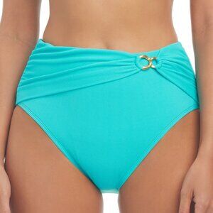 Bleu by Rod Beattie Ring Hardware High-Waist Bikini Bottoms